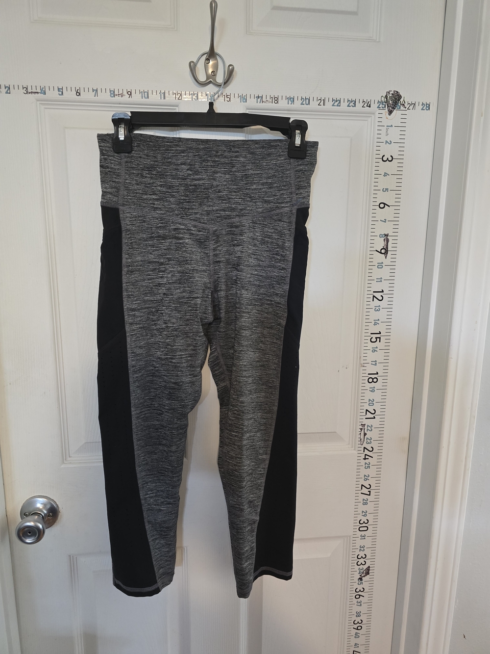 Champion Gray and Black Girls' Active Leggings
